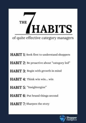 The Seven Habits of Effective Category Managers
